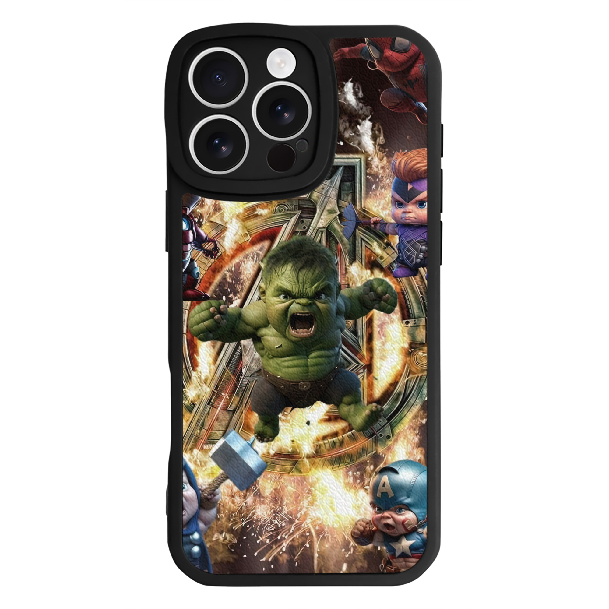 Spider Man スパイダーマン 【iPhone 16シリーズ対応】シリコンスマホケース（レザー調） 材質：シリコン